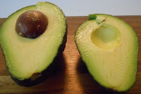 sliced avocado