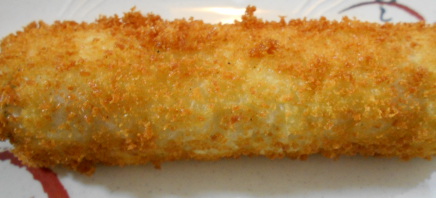 fried avocado roll in panko