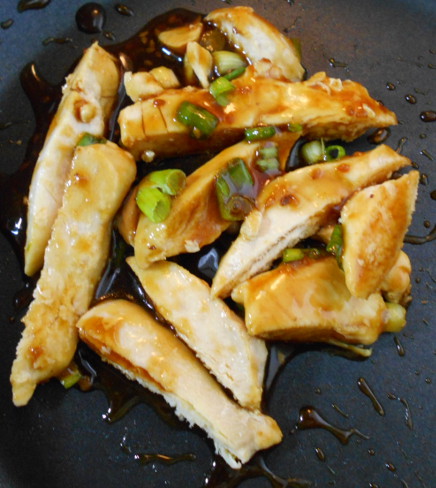 photo of deep fried chicken teriyaki roll