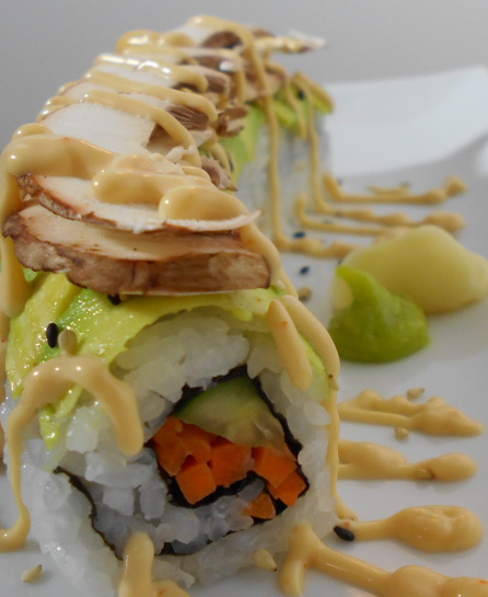 make sushi vege vegan roll