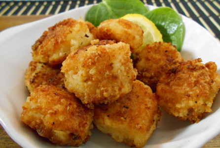 scallops pan fried japanese bread crumbs 