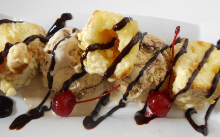 make tempura ice cream cake 